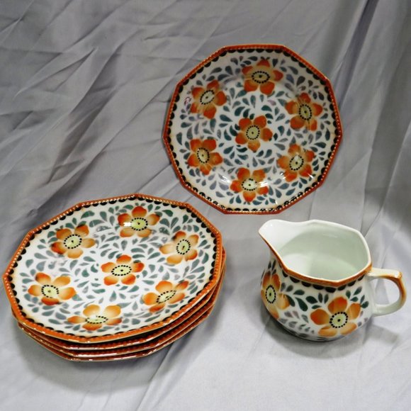 PK Unity Germany China - 15 pieces - Plates, Saucers, Cups & Creamer! - Picture 1 of 7